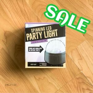 ‼️CLEARANCE SALE‼️ 🆕Mini Spinning LED Party Light New in Sealed Box